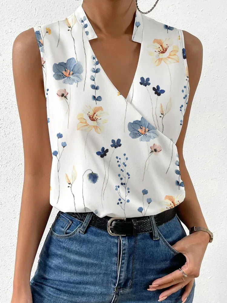 V-nyakú Keresztpántos Top