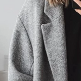 Celia női kabát – hosszú kevert gyapjúból, elegáns és modern oversize szabású