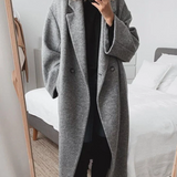 Celia női kabát – hosszú kevert gyapjúból, elegáns és modern oversize szabású