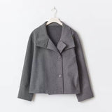 Sheena Cabon Court Femme – Meleg és Modern Téli Dzseki Magas Gallérral és Minimalista Dizájnnal