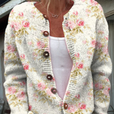 Kerensa™ | Vintage Floral Print Cardigan