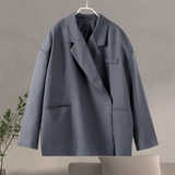 Yusra Blézer Oversize Nőknek – Elegáns Modern Dzseki Laza Vágással és Strukturált Anyaggal