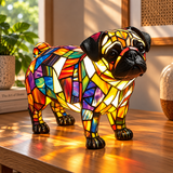 Állatos dekorációs lámpa – Világító mopsz