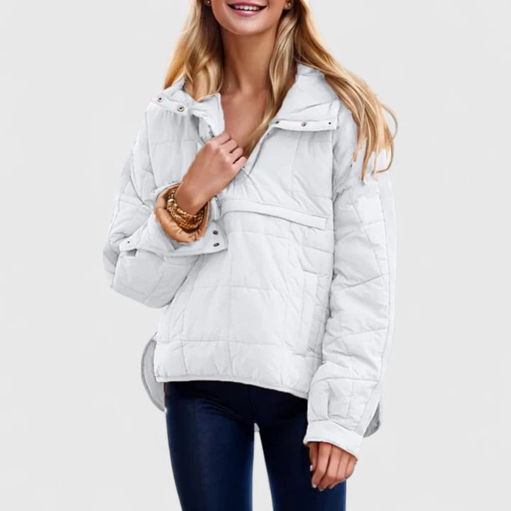 Veronika – Vízhatlan oversized kapucnis pulóver