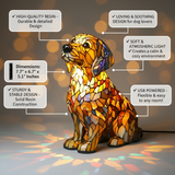 Állatos dekorációs lámpa – Lily, a lelki golden retriever
