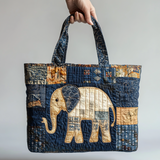 Steppelt táska – Elefántos patchwork