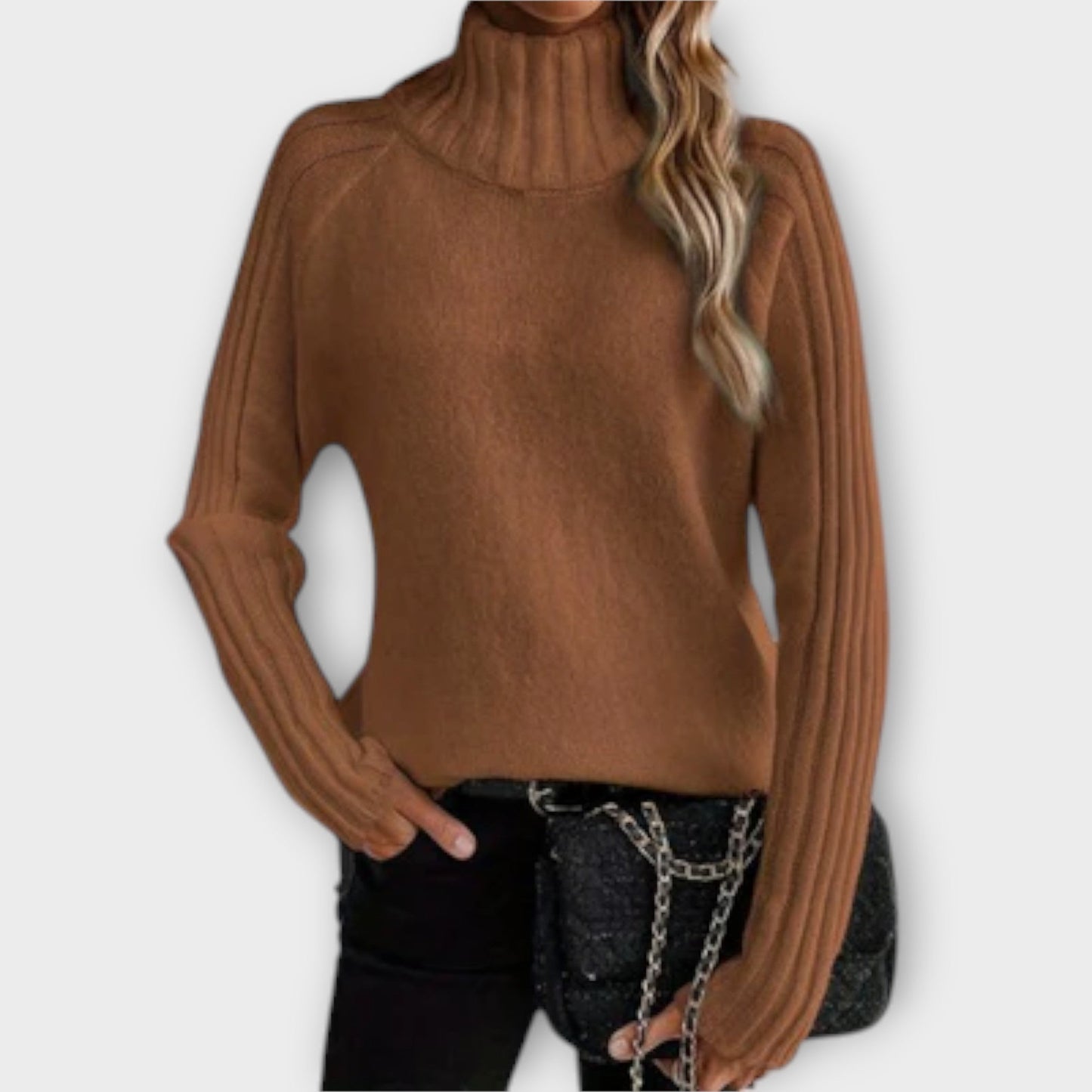 Hana - Elegáns kötött pulóver