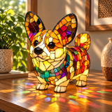 Állatos dekorációs lámpa – Ragyogó corgi