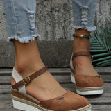 Orthopédiai Divatos Barna Espadrille - Livia