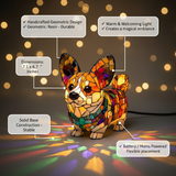 Állatos dekorációs lámpa – Ragyogó corgi