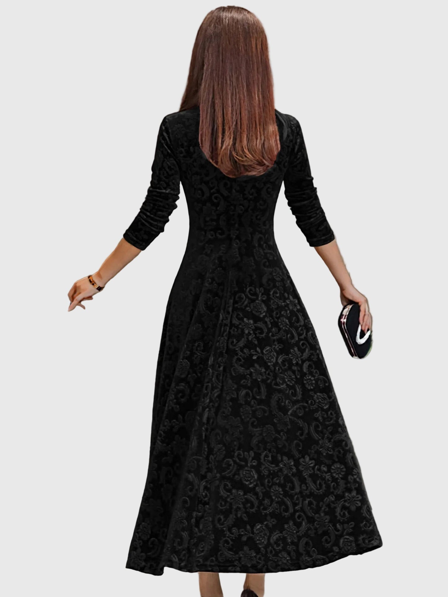 Nancy - Ünnepi Velúr Elegancia Ruha