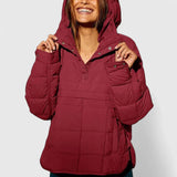 Veronika – Vízhatlan oversized kapucnis pulóver