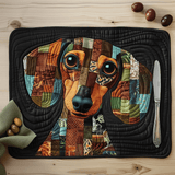Steppelt tányéralátét – Őszi patchwork tacskó