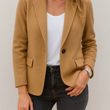 Valentina női kabát – hosszú kevert gyapjú kabát, meleg, elegáns, modern szabású