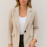 Valentina női kabát – hosszú kevert gyapjú kabát, meleg, elegáns, modern szabású