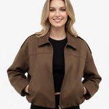 Fabiane női velúrkabát – Oversize szabás & időtlen prémium elegancia