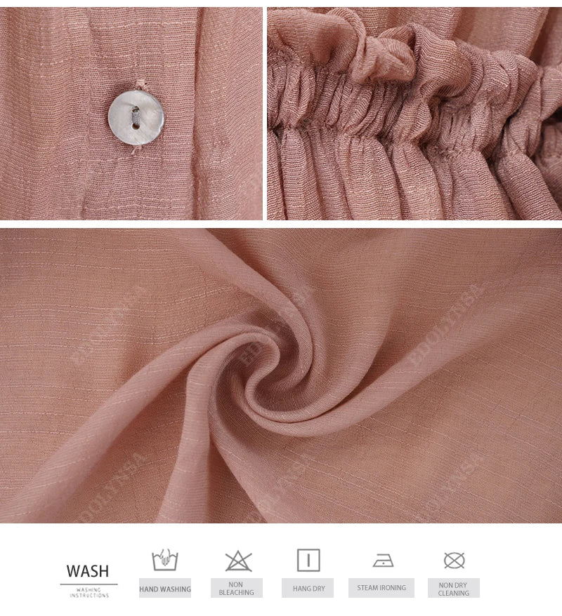Sexy Deep V-neck Butterfly Sleeve Self Belted High Waist Button Front Open Summer Beach Dress WhiteTunic Women Beachwear Q1208