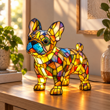 Állatos dekorációs lámpa – Ragyogó francia bulldog