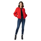 Mexi Bomber Női Oversize Szürke – Laza Vágás & Modern Minimalista Stílus
