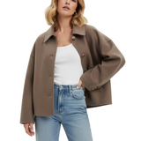 Hélène Manteau Oversize Női Keverék Gyapjúból – Strukturált Vágás & Modern Elegancia