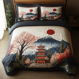 3 részes steppelt ágyneműszett – Japán