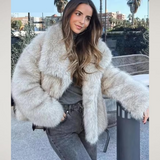 Liliana Manteau Luxe Női – Ultra Puha Műszőrme Kabát Elegáns Télre