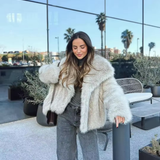 Liliana Manteau Luxe Női – Ultra Puha Műszőrme Kabát Elegáns Télre