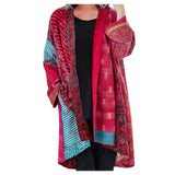 Noeh Pull Patchwork Vintage Női – Puha és Légáteresztő Kötöttáru Meleg, Laza Vágással