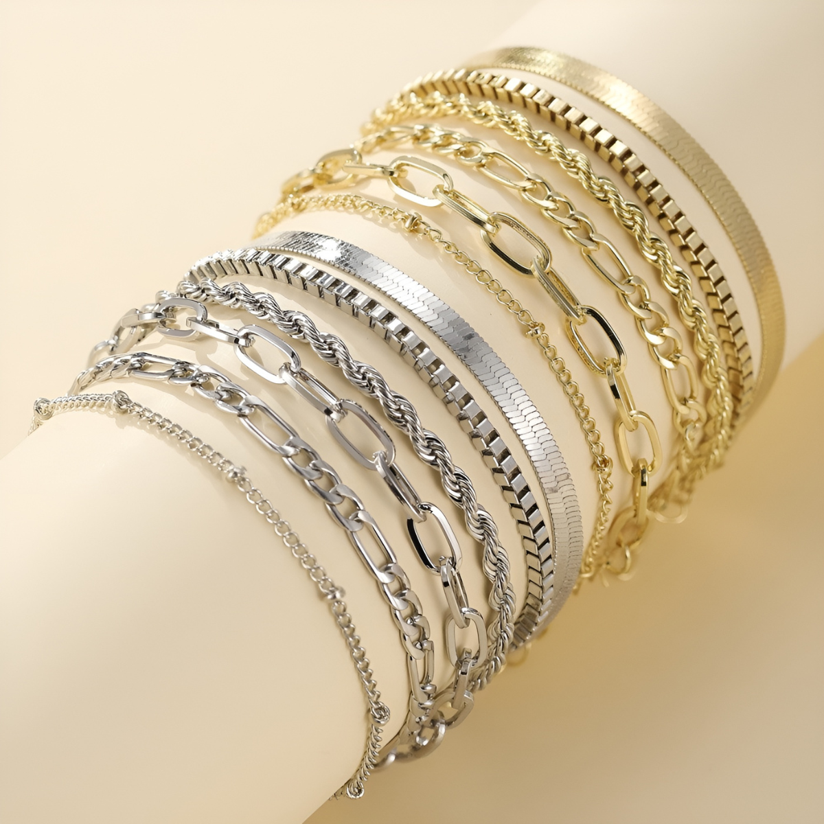 ELISE™ | Arany Karkötő Szett