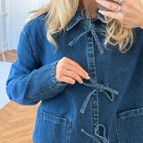 Rayna Női Dzseki – Kötős Farmer 100% Pamut, Laza és Eredeti Stílus