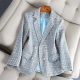 Nataly Női Blézer – Elegáns és Modern Tweed Blézer Sokoldalú Elegáns Stílushoz