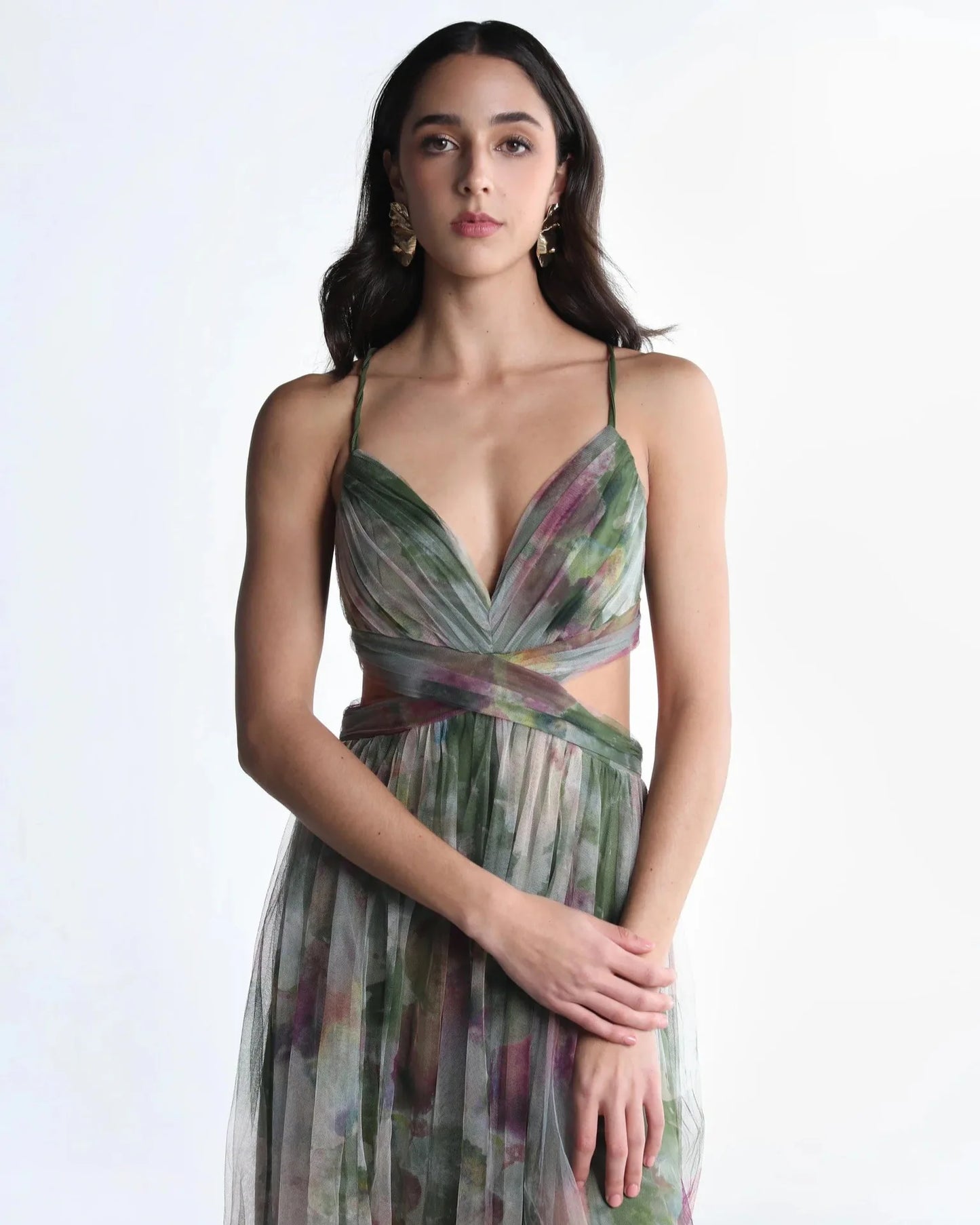 2026 Summer Fashion New Women's Elegant Beach Vacation Dress with Strap Color Blocked Printing Party Grand Display, Long Dress