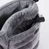 Elektromos USB-papucs plüss béléssel – WarmFeet