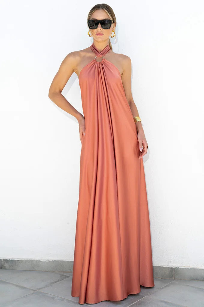 Women's Satin Camisole Dress Party Travel Dress Vestido Playa Mujer Sexy Dresses Vestido Mujer