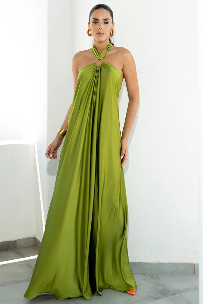 Women's Satin Camisole Dress Party Travel Dress Vestido Playa Mujer Sexy Dresses Vestido Mujer