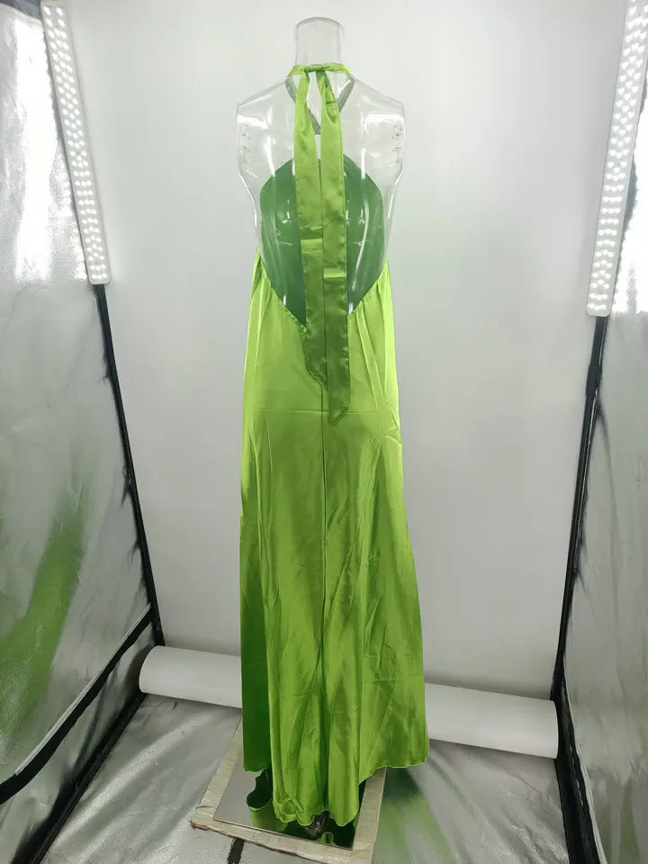 Women's Satin Camisole Dress Party Travel Dress Vestido Playa Mujer Sexy Dresses Vestido Mujer