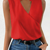 V-nyakú Keresztpántos Top