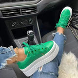 Stílusos Luxus Platform Hölgy Sneakers - Nina