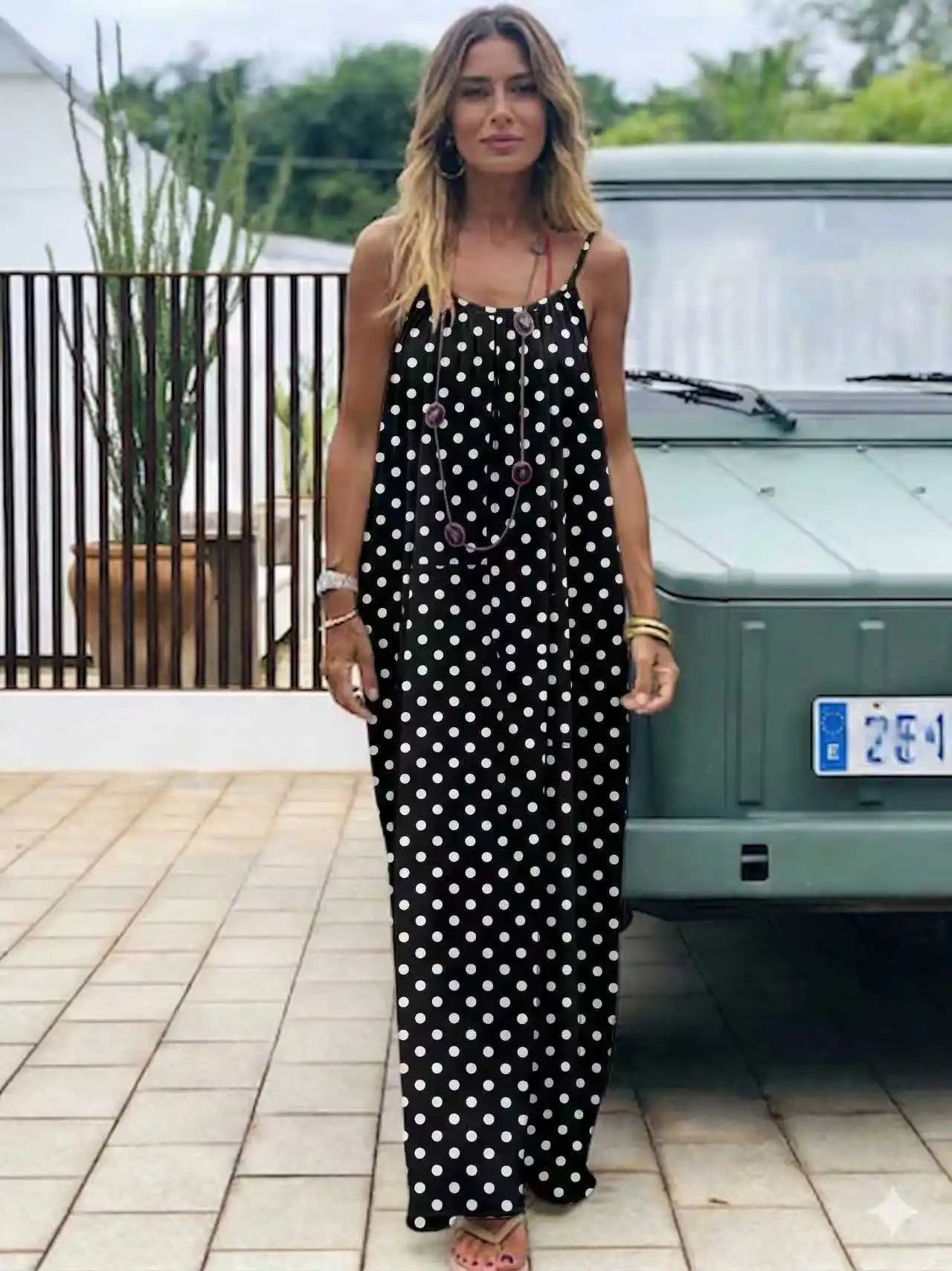 2026 New Model: Strapless Back-Disclosing Printed Long Dress – Summer Vacation Style, Comfortable Dress