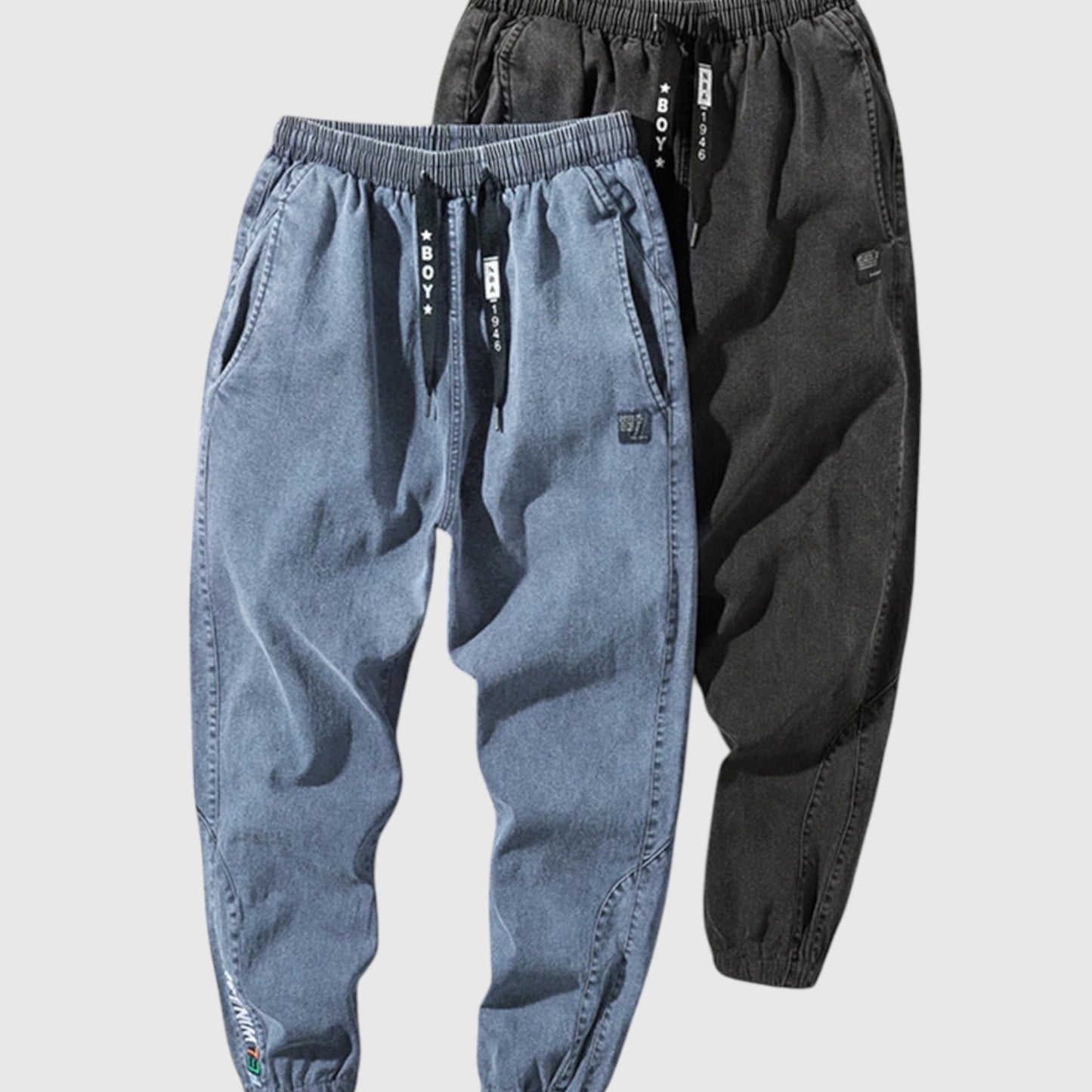 Elegáns farmer jogger nadrág