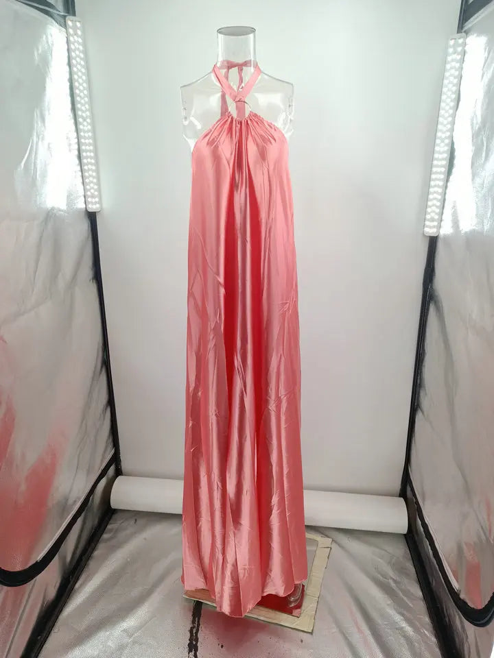 Women's Satin Camisole Dress Party Travel Dress Vestido Playa Mujer Sexy Dresses Vestido Mujer