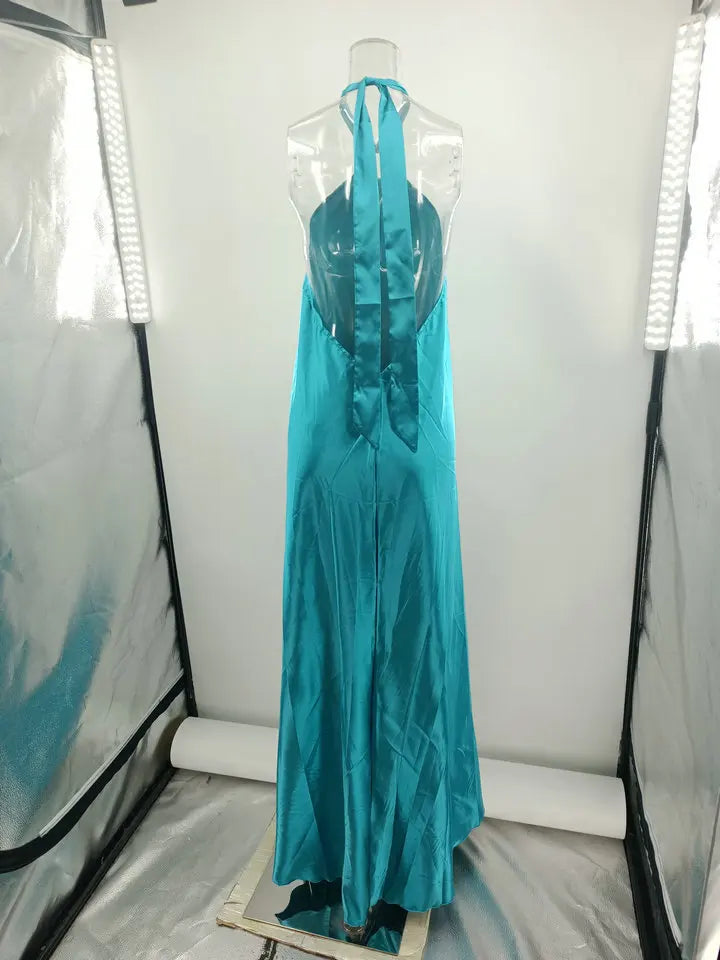 Women's Satin Camisole Dress Party Travel Dress Vestido Playa Mujer Sexy Dresses Vestido Mujer