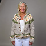 Kerttu | Fair Isle mintás kötött kardigán