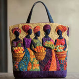 Steppelt táska – Afrikai nők – Textil