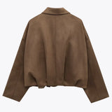 Fabiane női velúrkabát – Oversize szabás & időtlen prémium elegancia