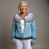 Aurora | Fair Isle mintás kötött kardigán