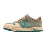 Stílusos unisex művész sneakers mandulavirág mintával – Arta