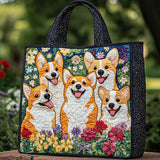 Steppelt táska – Virágzó corgi