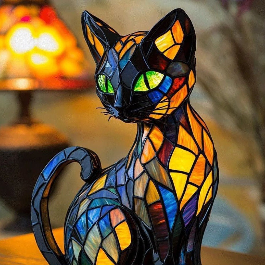 Elegáns macska figura