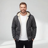 Máté - Kapucnis Sherpa Kardigán